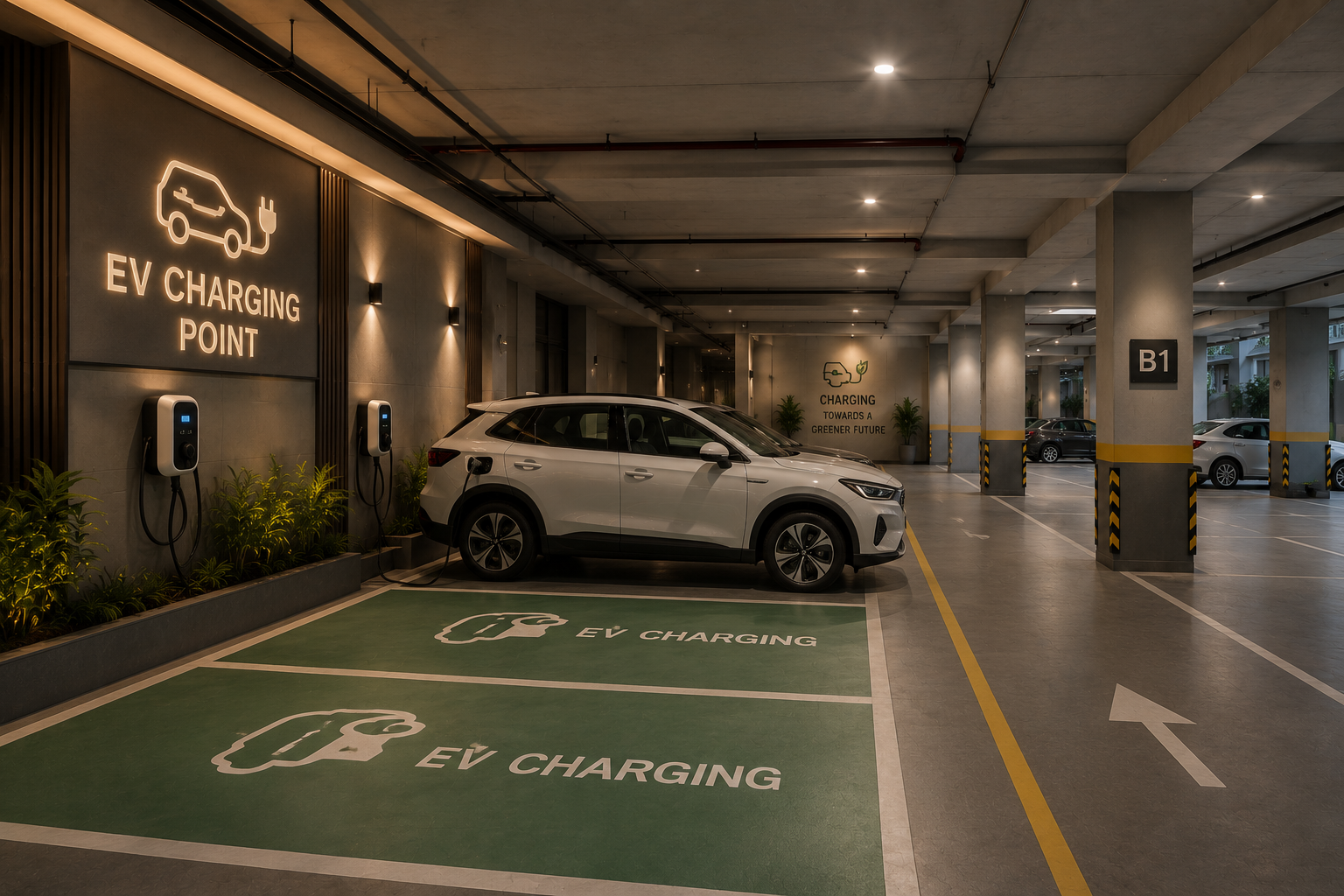 pratibha sadan ev charging spot